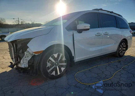 2025 Honda Odyssey Exl z USA, uszkodzony, nr VIN 5FNRL6H6XSB001638